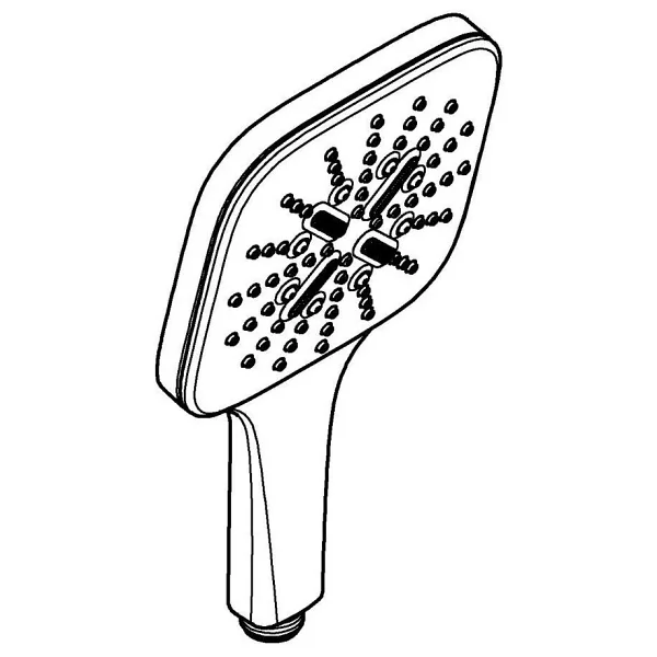 Grohe Rainshower Smartactive 130 Cube 26582al0 Brushed Hard Graphite Duş Başlığı - Görsel 3