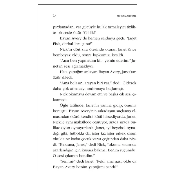 Bunun Adı Findel - Andrew Clements - Görsel 6