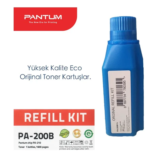 Pantum Pa-200bv1 Toner Dolum Kiti (1 Adet Şişe Ve 1 Adet Çip) - Görsel 2