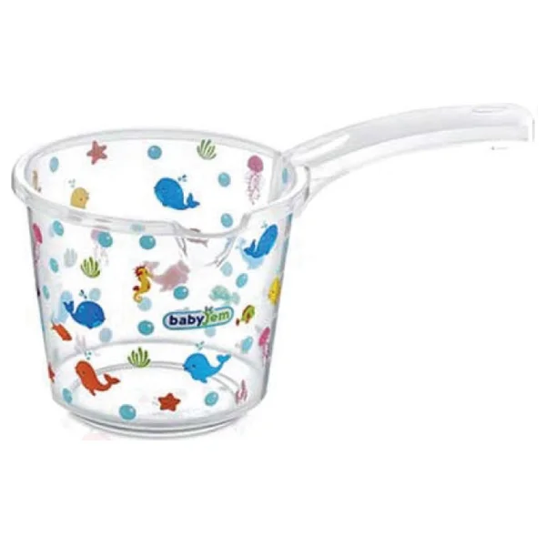 Babyjem Şeffaf Desenli Bebek Banyo Maşrapası - Görsel 4