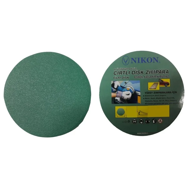 Nikon 52031 Kırılmaz Yeşil Cırt Zımpara 115x240 Kum - Görsel 2