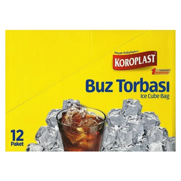 Koroplast Buz Torbası 12 Li Paket 2.352 Küp - Görsel 2