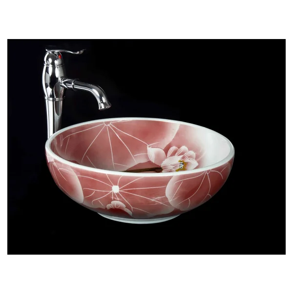 Lena E-6008 Tezgah Üstü Porselen Lavabo - Görsel 2