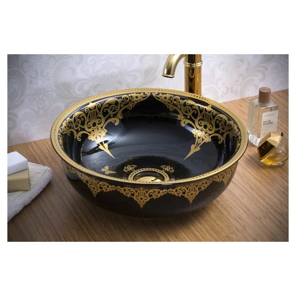 Lena E-7021 Tezgah Üstü Porselen Lavabo - Görsel 2