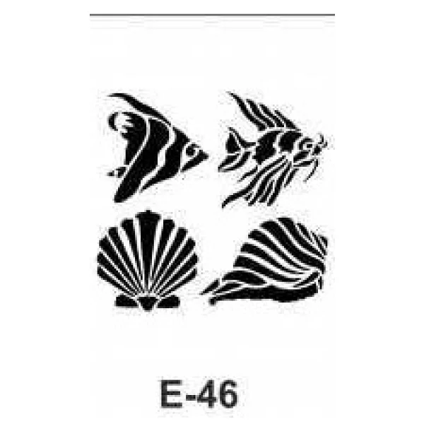 Artebella E Serisi Stenciller E-46 Stencil 10x10cm - Görsel 2