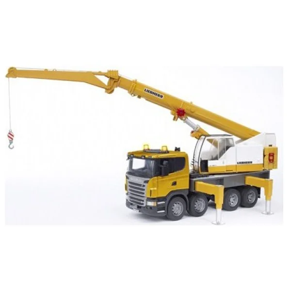 Bruder 03570 Scania R-Serisi Liebherr Vinçli Kamyon - Görsel 4