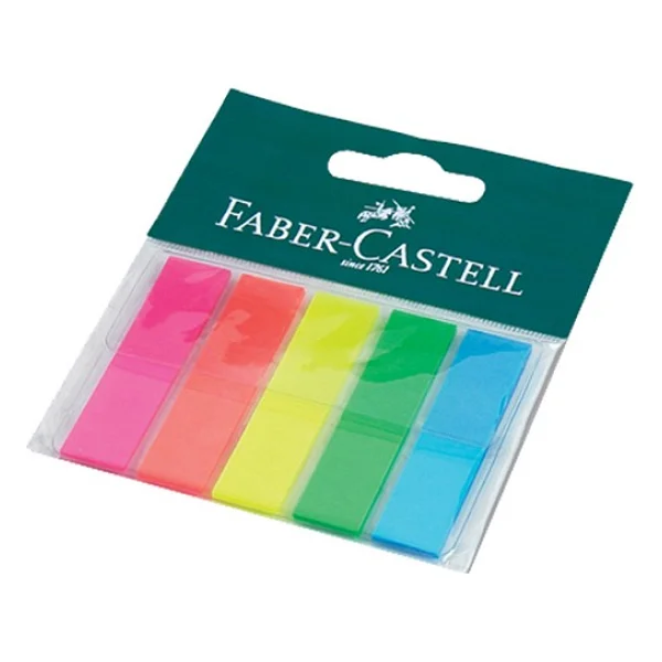 Faber-Castell Page Marker 5 Renk Yapışkan Ayraç - Görsel 3