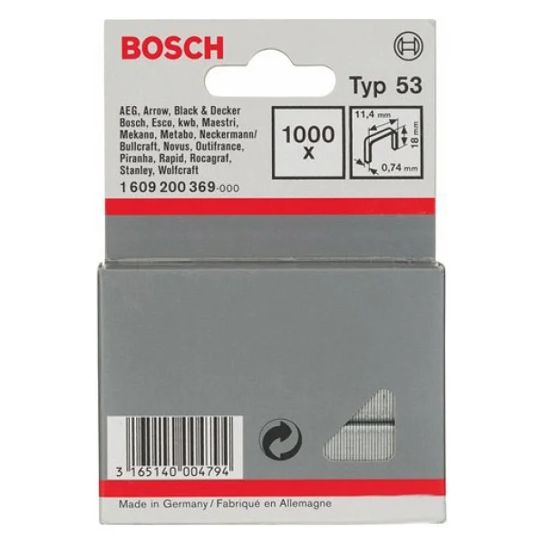 Bosch - İnce Zımba Teli Tip 53 - 11,4 X 0,74 X 18 Mm - Görsel 2