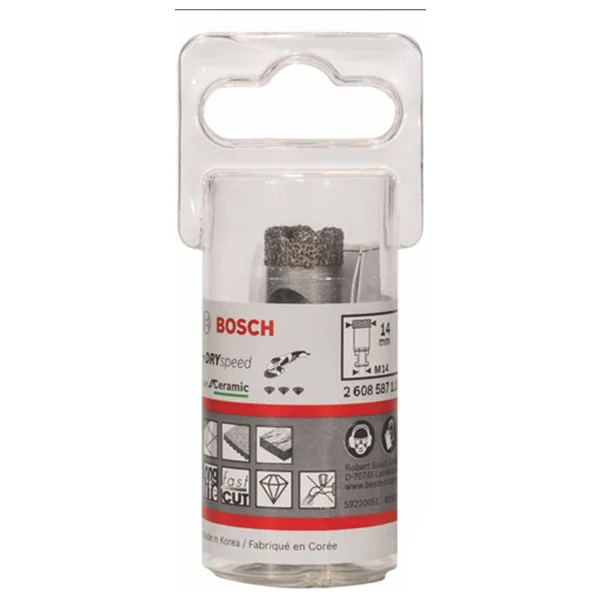 Bosch Professional Accessories Best Serisi, Taşlama Makinelerine Uyumlu Seramik İçin Kuru Elmas Deliçi, 51 X 35 Mm - Görsel 10