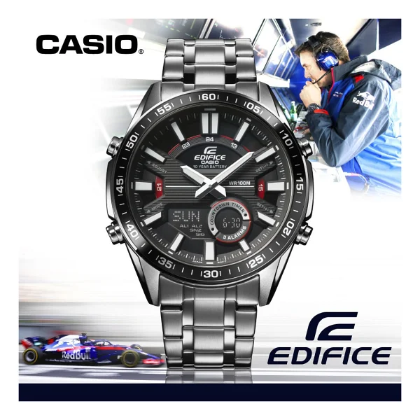 Casio Edifice Efv-C100d-1avdf Gri-Siyah Erkek Kol Saati - Görsel 5