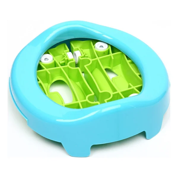 Baby Plus Portatif Katlanabilir Bebek Lazımlığı Ve Klozet Adaptörü Turkuaz +15 Ay Kaymaz Dayanıklı Plastik Tasarım - Görsel 7