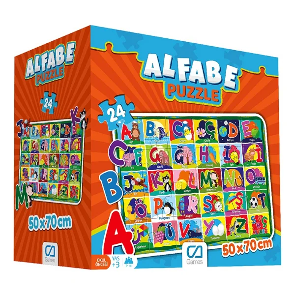 Ca Games Alfabe Yer Puzzle 24 Parça 5027 - Görsel 2