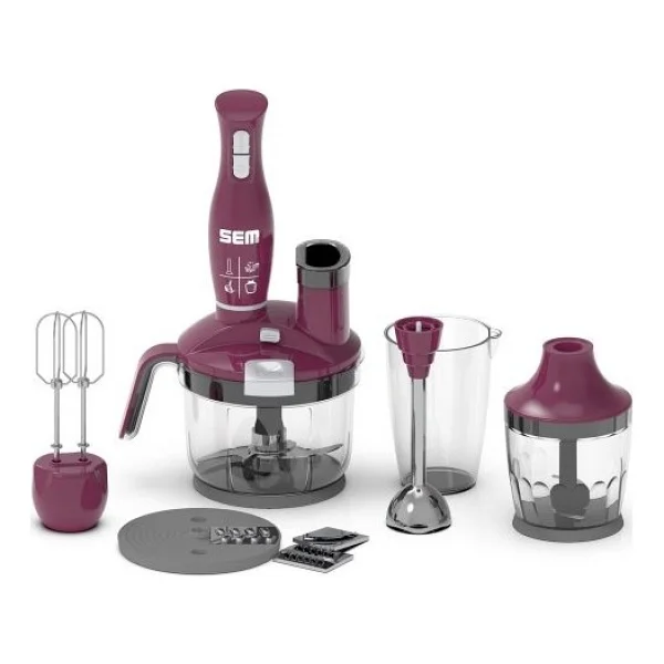 Sem Problade Sk 235 Full Multiset Kırmızı 1500 W Blender Seti - Görsel 2