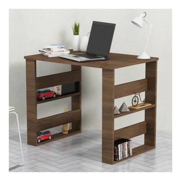 Moonlife Verona Çalışma Masası Ceviz - Görsel 2