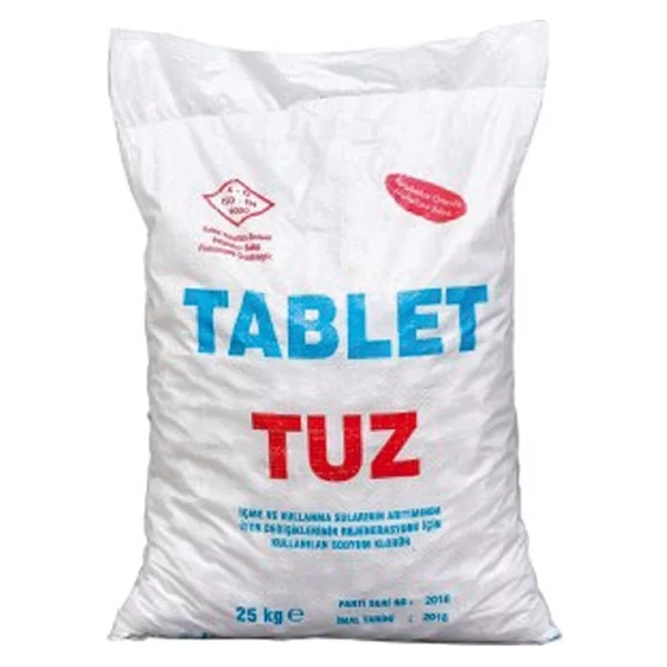 Tablet Tuz 25 Kg 1 Çuval Mekanik Yumuşatma Tuzu- Tablet Tuz - Arıtma - Görsel 3
