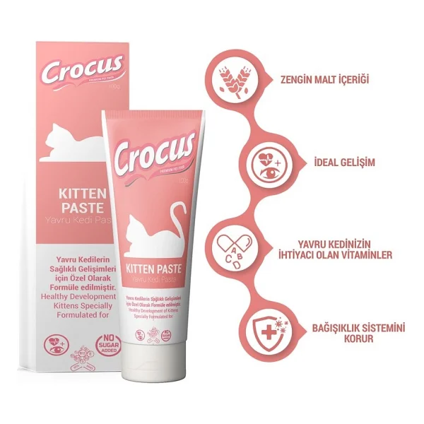 Crocus 100 Gr Malt Yavru Kedi Macunu - Görsel 8