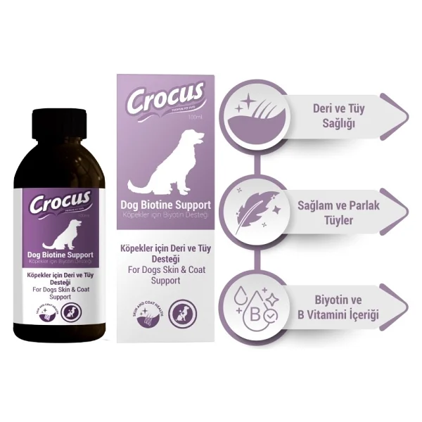Crocus 100 Ml Köpek Tüy Sağlığı Damlası - Görsel 5