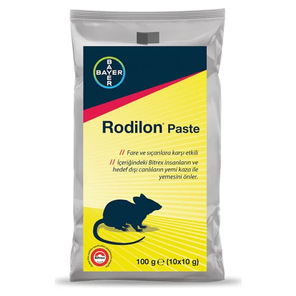 Bayer Racumin Fare Pasta Haşere Ilacı 10grx10adet 100 Gr Yeni Ambalaj Bayer - Görsel 2