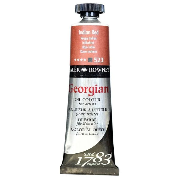 Daler-Rowney Georgian 38 Ml Yağlı Boya N:523 İndian Red - Görsel 2