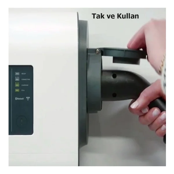Legrand Green'up 7.4 Kw T2 Soketli Plastik Elektrikli Araç Şarj İstasyonu - Görsel 3