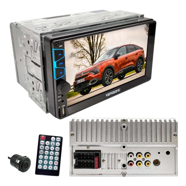 Kamosonic Ks-G752 7" 4x45 W Kameralı Double Teyp - Görsel 4