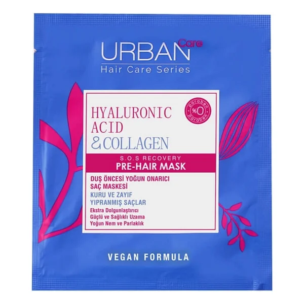 Urban Care Hyaluronic Acid & Collagen Duş Öncesi Saç Bakım Maskesi 50 Ml - Görsel 9