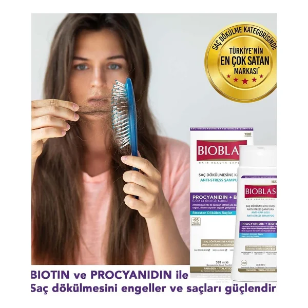 Bioblas Procyanidin + Biotin 360 Ml Saç Dökülmesine Karşı Şampuan - Görsel 5