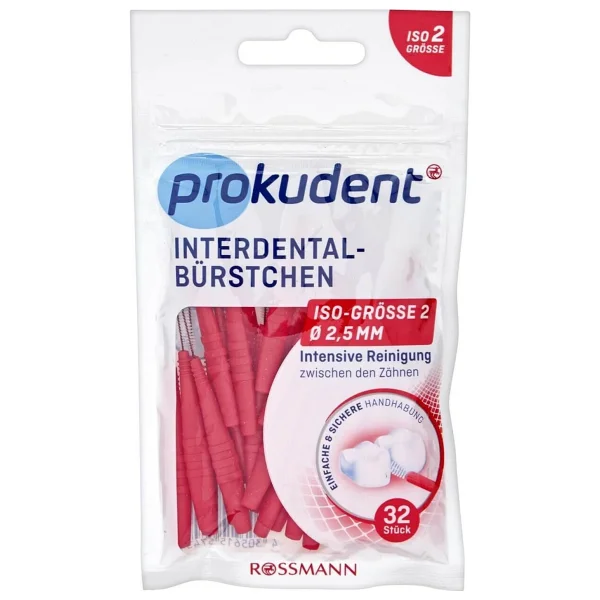 Prokudent Kırmızı Iso 2 0.5 Mm 32'li Arayüz Fırçası - Görsel 2