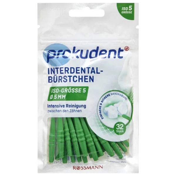Prokudent Yeşil Iso 5 0.7 Mm 32'li Arayüz Fırçası - Görsel 2