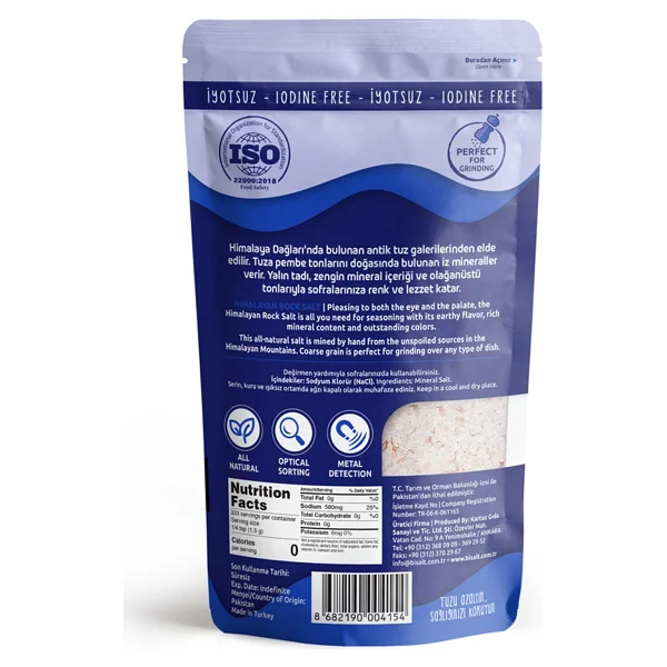 Bisalt 500 Gr İri Himalaya Kaya Tuzu - Görsel 2