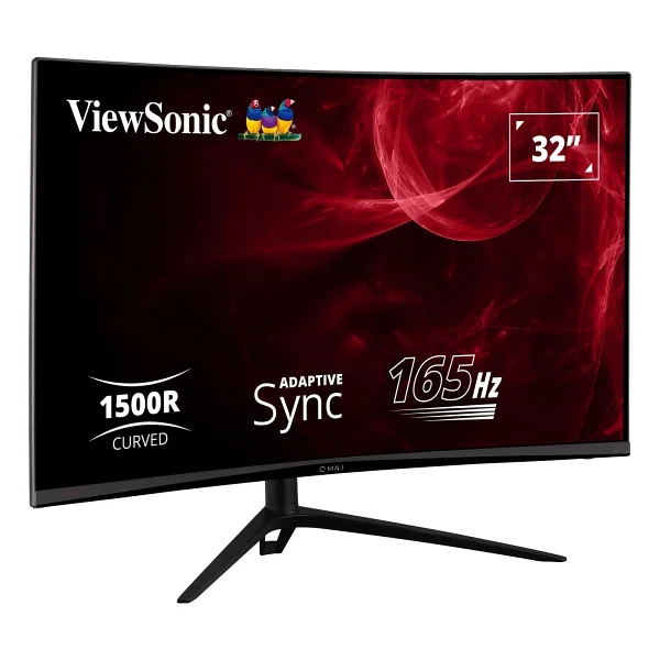 ViewSonic VX3218-PC-MHDJ 31.5" 1 ms Full HD Curved 180 Hz Oyuncu Monitörü - Görsel 6