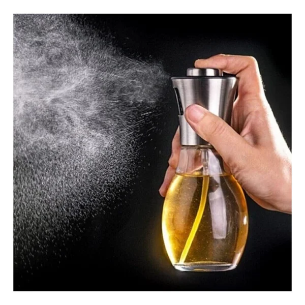 Buffer Buffer Çok Amaçlı Spreyli Sızdırmaz Cam Şişe Yağdanlık Limon Sirke Sos Püskürtücü Dağıtıcı Sprey - Şeffaf - 750 Ml - Görsel 3