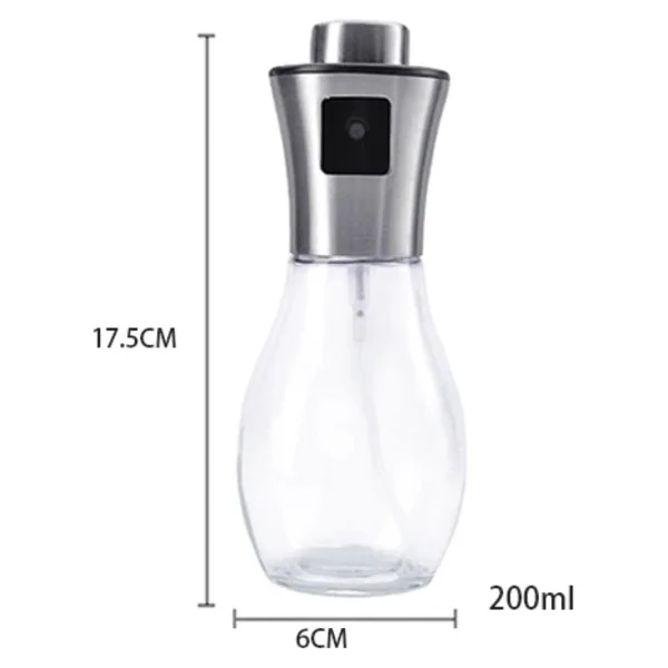 Buffer Buffer Çok Amaçlı Spreyli Sızdırmaz Cam Şişe Yağdanlık Limon Sirke Sos Püskürtücü Dağıtıcı Sprey - Şeffaf - 750 Ml - Görsel 4