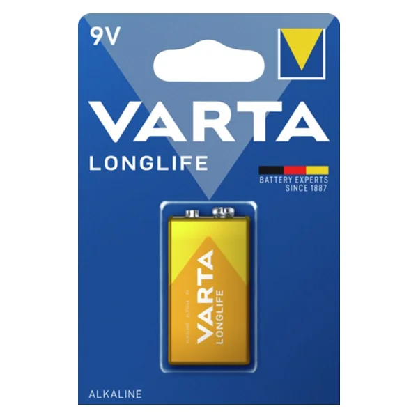 Varta Longlife Power 9v Alkalin Pil - Görsel 3