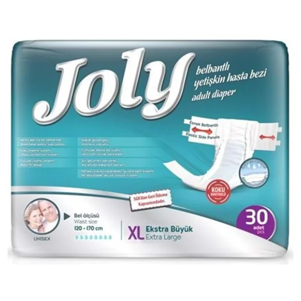 Joly Belbantlı Orta Boy M 30'lu 4 Adet Hasta Bezi - Görsel 2
