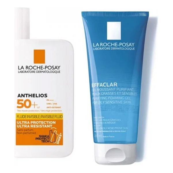 La Roche Posay Yağlı Ciltler İçin Bakım Ve Yüksek Güneş Koruma Seti - Görsel 2