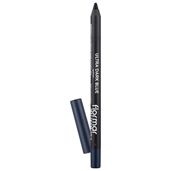 Flormar Ultra Yüksek Pigmentli & Mat Bitişli 018 Dark Blue Göz Kalemi - Görsel 3