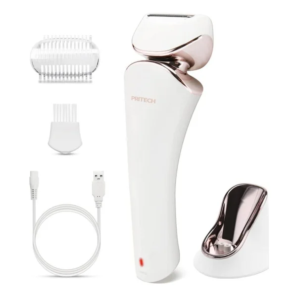 Prıtech Kadınlar İçin Şarjlı Tıraş Makinesi - Görsel 8