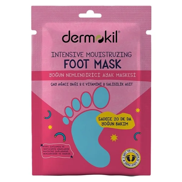 Dermokil Yoğun Nemlendirici Ayak Maskesi 30 Ml - Görsel 8
