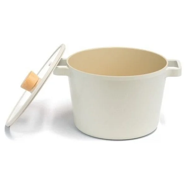 Neoflam Fika Cam Kapaklı 26x13 Cm Derin Alüminyum Döküm Tencere - Görsel 4