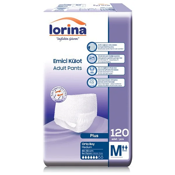 Lorina Emici Külot Orta Boy M 30'lu 4 Adet Hasta Bezi - Görsel 2