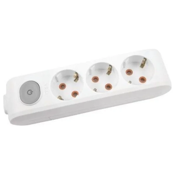 Viko Multi-Let 90117301 Topraklı Anahtarlı Beyaz 1 M 3'lü Priz - Görsel 3