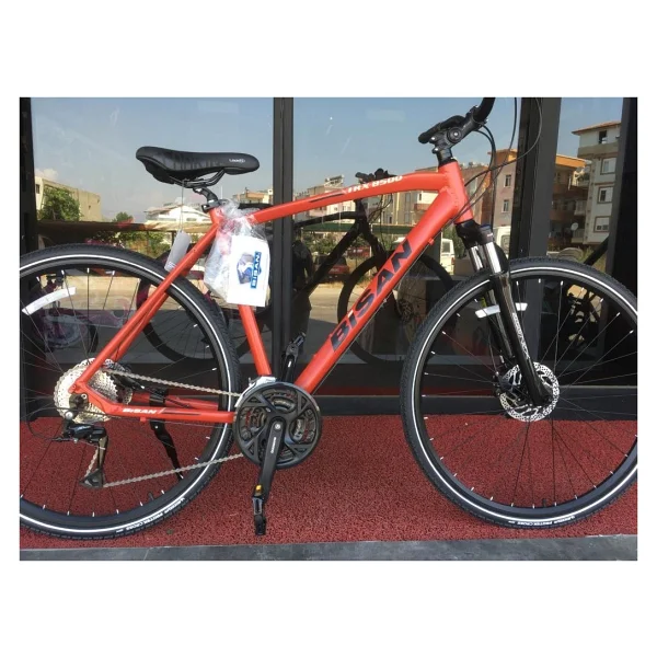 Bisan Trx 8500 City HD Kırmızı-Siyah 27 Vites 28 Jant Erkek Şehir Bisikleti - Görsel 3