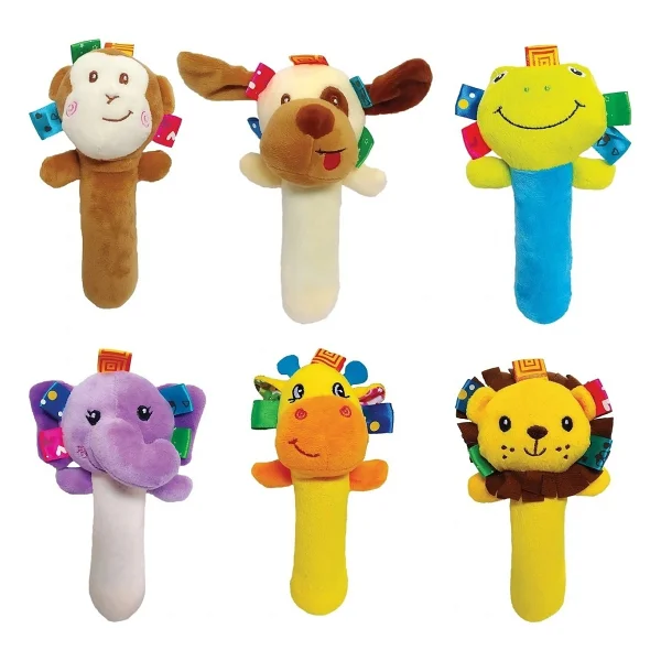 Sozzy Toys Peluş Oyuncaklar Sık Sık Çıngıraklı Hayvanlar Kız Çocuklar İçin Eğlenceli Aksesuar - Görsel 7