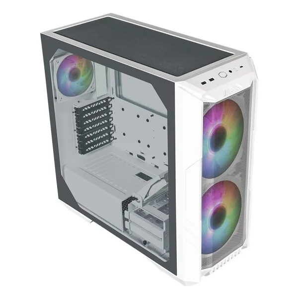 Cooler Master Haf 500 H500-Wgnn-S00 Argb Fanlı Beyaz Atx Oyuncu Kasası - Görsel 6