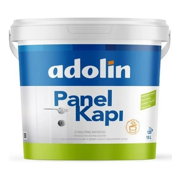 Adolin Su Bazlı Panel Kapı Boyası Beyaz 2.5 Lt - Görsel 2