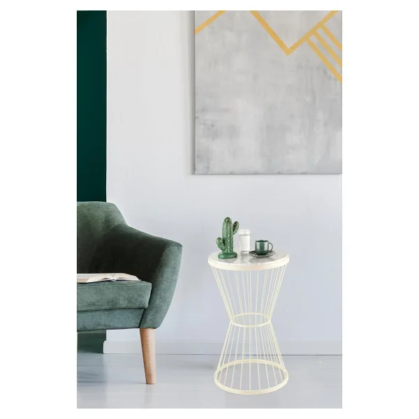 Begüsa Aytuğ Yan Sehpa - Siyah / Ceviz - Görsel 3