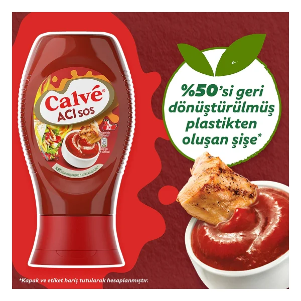Calve Acı Sos 265 Gr - Görsel 4