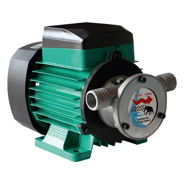 Gross 220 Volt 3/4" Sıvı Aktarma Yağ Mazot Su Süt Aktarma Pompası Ve Manuel Sıvı Aktarma Tabancası - Görsel 4
