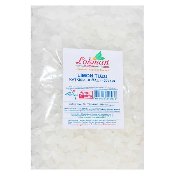 Limon Tuzu 1000 Gr Pkt - Görsel 3